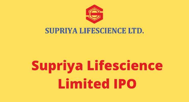 HP Adhesives, Supriya Lifescience gears up for strong IPO listing 1 Supriya Lifescience