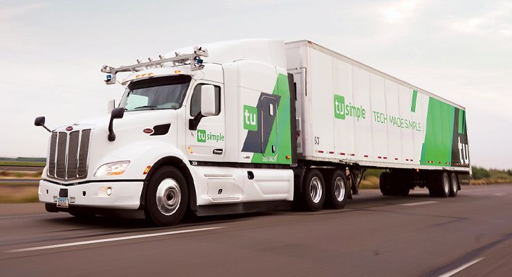 TuSimple Semi-truck 