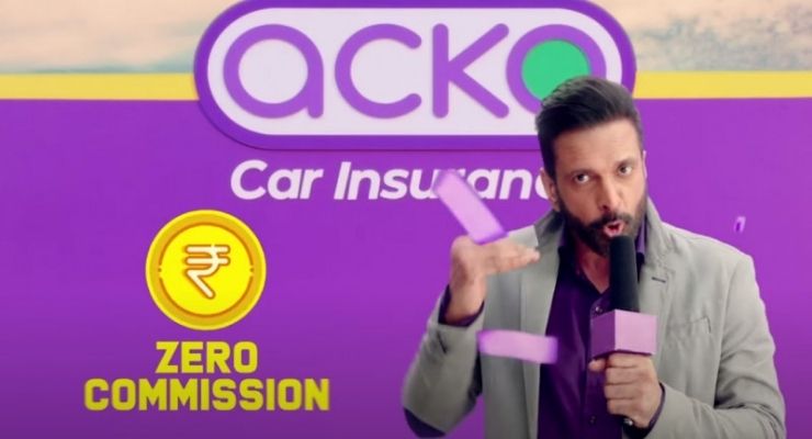 Acko car insurance advertisement cast