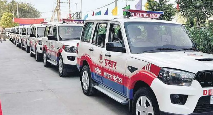  Delhi Police vehicles