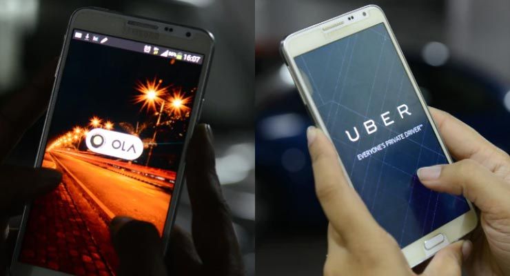  Ola and Uber Rubbishes Merger Talks