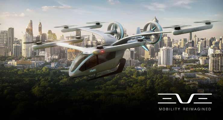 Eve Air Mobility collaborates with Fly Blade India to introduce air taxis