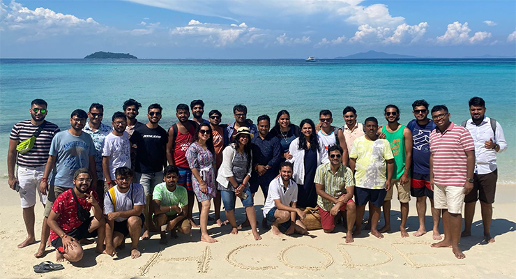 HCode’s team in Thailand celebrating its 3rd Anniversary