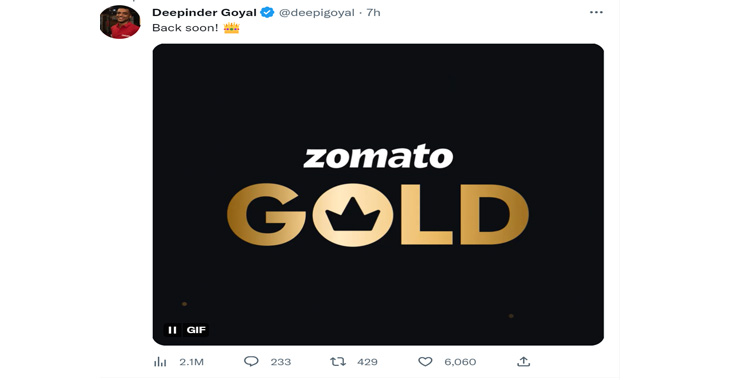 Zomato gold